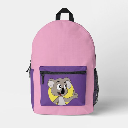 Sac À Dos Imprimé Dessin animé d'ours koala (Recto)