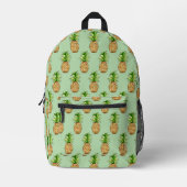 Sac À Dos Imprimé dessin d'ananas aquarelle (Recto)
