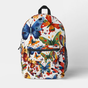 Sac À Dos Imprimé Dessin de papillon coloré