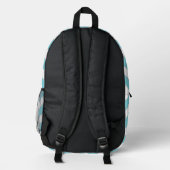 Sac À Dos Imprimé Diagonale (bleu clair) (Verso)