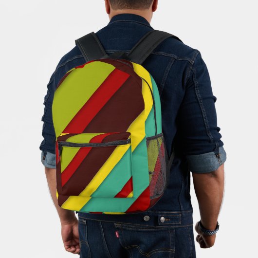 Sac À Dos Imprimé Diagonales multicolores (Insitu (Modèle))