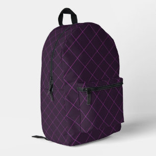 Sac À Dos Imprimé Diamant violet