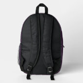 Sac À Dos Imprimé Diamant violet (Verso)