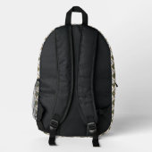 Sac À Dos Imprimé Diamante en vert (Verso)