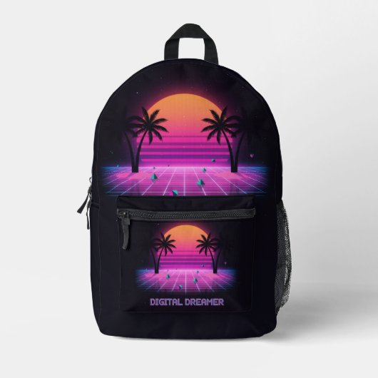Sac À Dos Imprimé Digital Dreamer Aesthetic Backpack Bag (Recto)