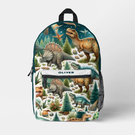 Sac À Dos Imprimé Dino Dreamscape (Recto)