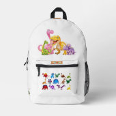 Sac À Dos Imprimé Dino Friends Backpack Print Cut Sew School Bag 8 (Recto)