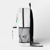 Sac À Dos Imprimé Dino Friends Backpack Print Cut Sew School Bag 9 (Droite)