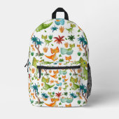 Sac À Dos Imprimé Dinosaur backpack for kids, backpack with dinosaur (Recto)