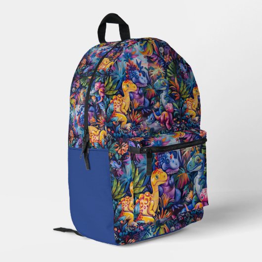 Sac À Dos Imprimé Dinosaures heureux (Coin arrière gauche)