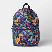 Sac À Dos Imprimé Dinosaures heureux (Recto)