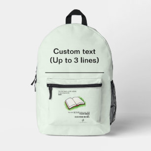 Sac À Dos Imprimé Diriger un enfant à l'extérieur ou vers une biblio