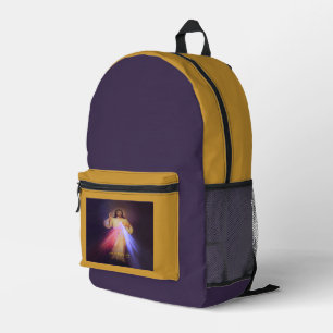 Sac À Dos Imprimé Divine Mercy Gold
