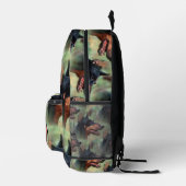 Sac À Dos Imprimé Doberman Pinscher dans les bois (Droite)