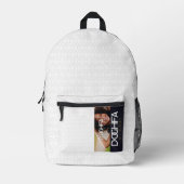 SAC À DOS IMPRIMÉ DOGHFA (Recto)