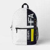 SAC À DOS IMPRIMÉ DOGHFA (Recto)