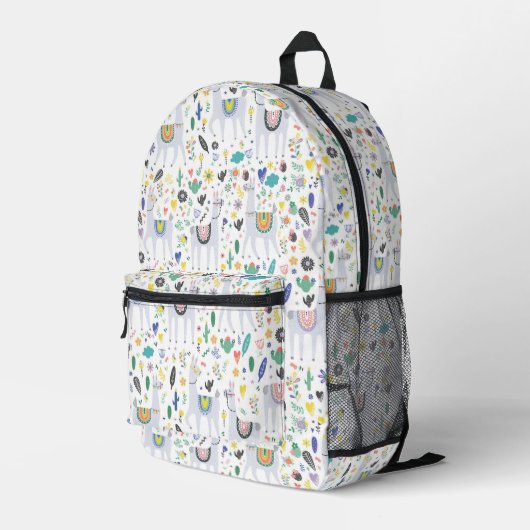 Sac À Dos Imprimé Doodle Alpaca (Coin arrière droit)