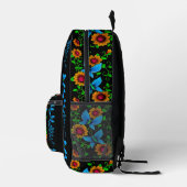 Sac À Dos Imprimé Doodle de fleurs (Droite)