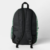 Sac À Dos Imprimé Doodle écolier vert (Verso)