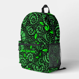 Sac À Dos Imprimé Doodle tourbillon désordonné art abstrait