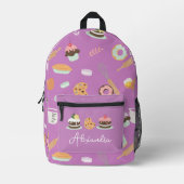 Sac À Dos Imprimé Douceur Boulangerie Illustration Motif sur mesure (Recto)
