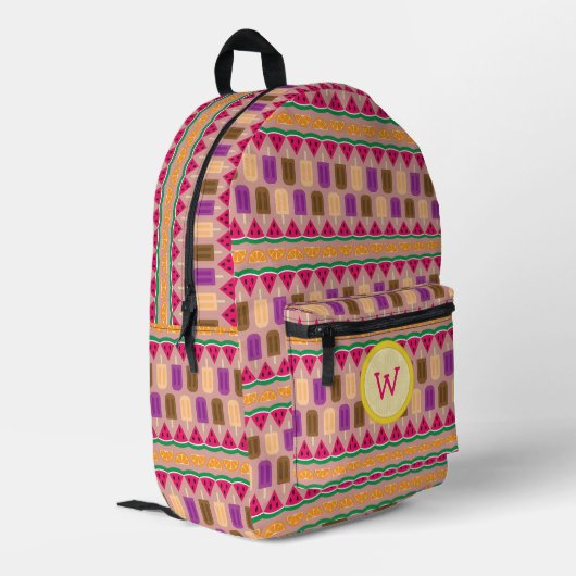 Sac À Dos Imprimé Douceurs d'été (Coin arrière gauche)