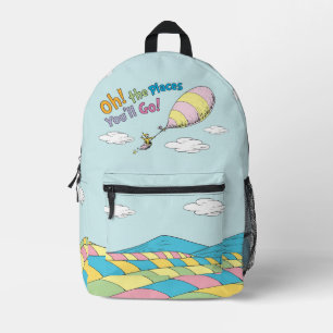 Sac À Dos Imprimé Dr. Seuss Oh, les endroits où tu vas !