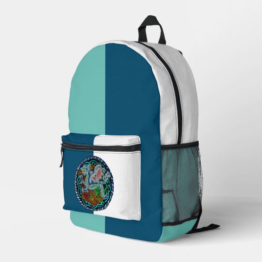 Sac À Dos Imprimé Dragon celtique (Coin arrière droit)