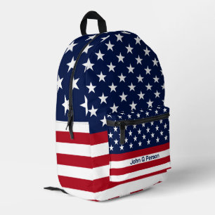 Sac À Dos Imprimé Drapeau américain
