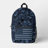 Sac À Dos Imprimé Drapeau américain de nuit (Recto)