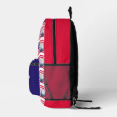 Sac À Dos Imprimé Drapeau américain et aigle (Droite)