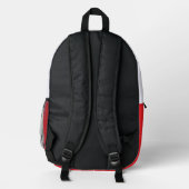 Sac À Dos Imprimé Drapeau américain grunge (Verso)