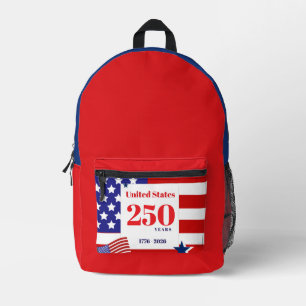 Sac À Dos Imprimé Drapeau américain USA Patriotique 250e Célébration