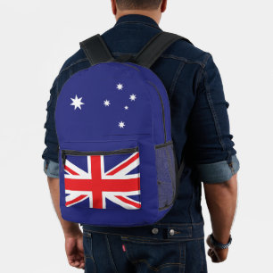 Sac À Dos Imprimé Drapeau australien croix rouge étoiles australienn