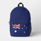 Sac À Dos Imprimé Drapeau bleu australien (Recto)