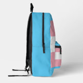 Sac À Dos Imprimé Drapeau de fierté transgenre avec une initiale per (Gauche)