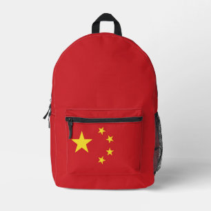 Sac À Dos Imprimé Drapeau de la Chine