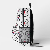 Sac À Dos Imprimé Drapeau de la Corée du Sud Cœur (Droite)