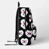 Sac À Dos Imprimé Drapeau de la Corée du Sud Cœur (Gauche)