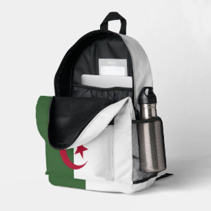 Sac À Dos Imprimé Drapeau de l'Algérie