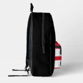 Sac À Dos Imprimé Drapeau de Montréal, Québec (Gauche)