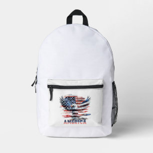 Sac À Dos Imprimé Drapeau des États-Unis. Amérique