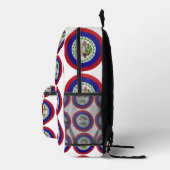 Sac À Dos Imprimé Drapeau du Belize (Droite)