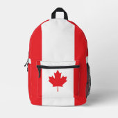 Sac À Dos Imprimé Drapeau du Canada (Recto)