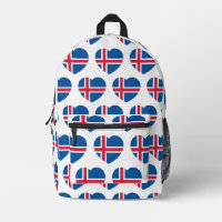 Drapeau du cœur de l'Islande
