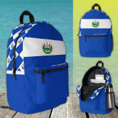 Sac À Dos Imprimé Drapeau El Salvador, patriotique