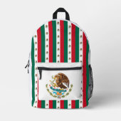 Sac À Dos Imprimé Drapeau mexicain Motif Design Armoiries (Recto)