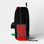 Sac À Dos Imprimé Drapeau palestinien et carte avec Motif Keffiyeg (Droite)