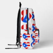 Sac À Dos Imprimé Drapeau Porto Ricain (Gauche)