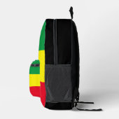 Sac À Dos Imprimé Drapeau Rasta (Droite)